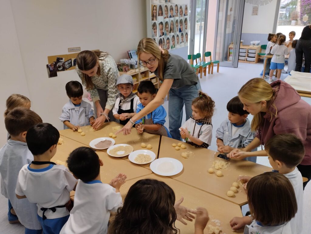 Panellets amb els petits